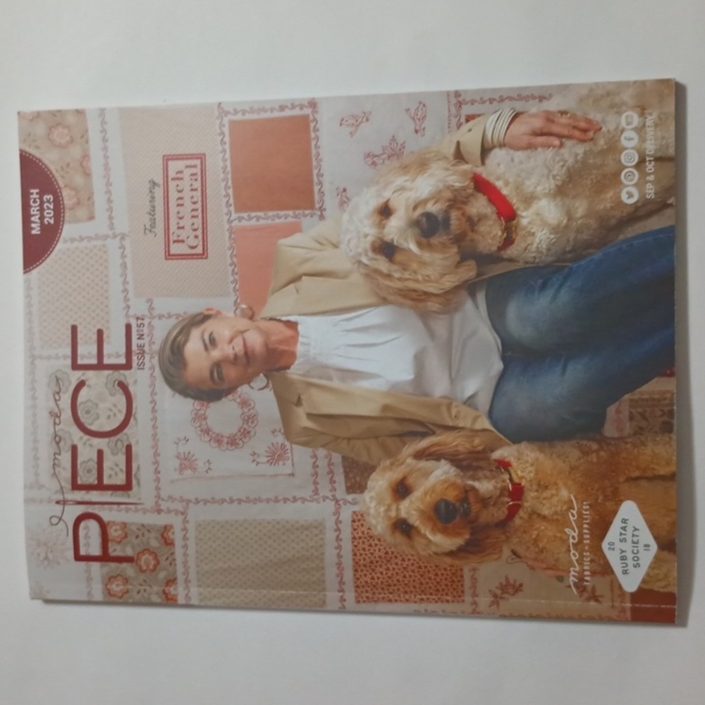 3/$15 Paper Crafting Moda Piece Fabric Catalog - Picture 2 of 16